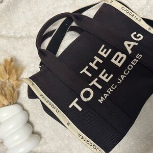 Marc Jacobs Black Canvas Tote Bag